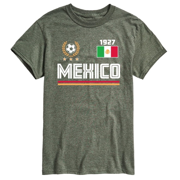 Instant Message - Mexico Soccer Jersey Short Sleeve Graphic T-Shirt