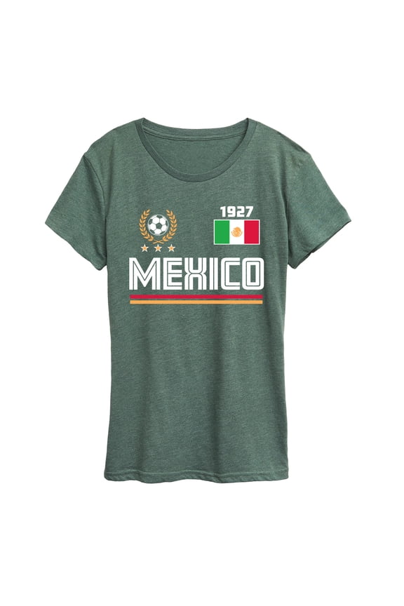 - Mexico Soccer Jersey - Women's Short Sleeve Graphic T-Shirt