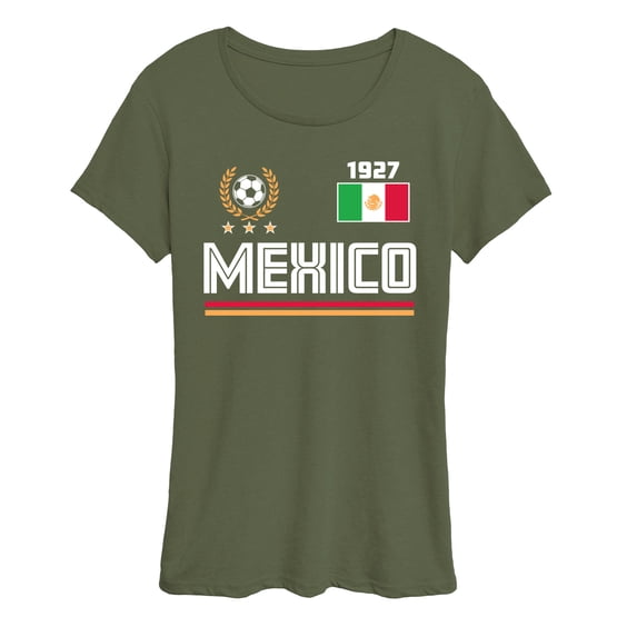 Instant Message - Mexico Soccer Jersey - Women's Short Sleeve Graphic T-Shirt
