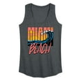 thumbnail image 1 of Instant Message - Miami Beach - Women's Racerback Tank Top, 1 of 6