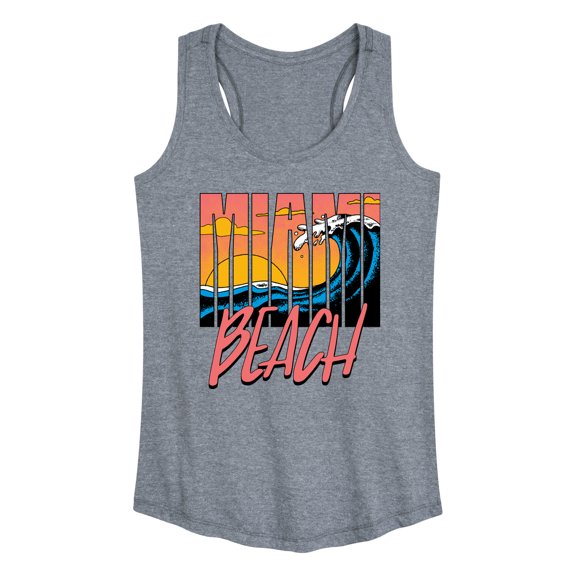 Instant Message - Miami Beach - Women's Racerback Tank Top