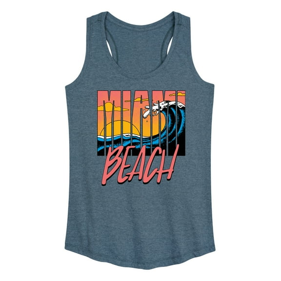Instant Message - Miami Beach - Women's Racerback Tank Top