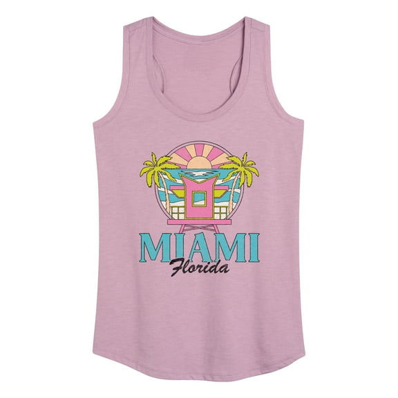 Instant Message - Miami Florida  - Women's Racerback Tank Top