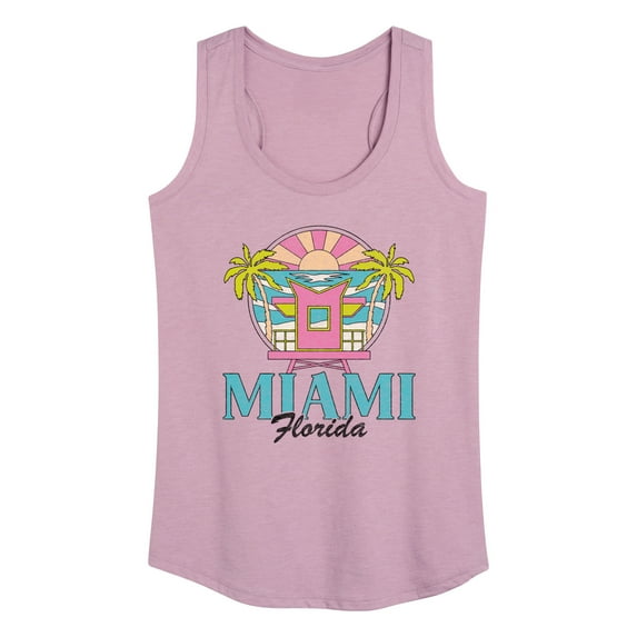 Instant Message - Miami Florida - Women's Racerback Tank Top