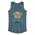 thumbnail image 1 of Instant Message - Miami Florida  - Women's Racerback Tank Top, 1 of 6