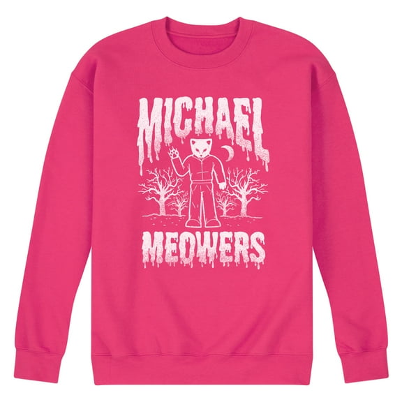 Instant Message - Michael Meowers - Men's Crew Neck Fleece Pullover