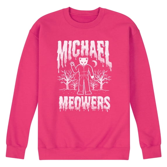 Instant Message - Michael Meowers - Men's Crew Neck Fleece Pullover