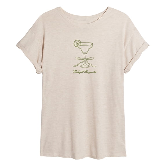 Instant Message - Midnight Margaritas Oversized Graphic T-Shirt