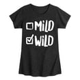 thumbnail image 1 of Instant Message - Mild Wild 2 - Girls Fitted Short Sleeve Tee, 1 of 6