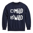 thumbnail image 1 of Instant Message - Mild Wild 2 - Toddler & Youth Crewneck Fleece Sweatshirt, 1 of 6