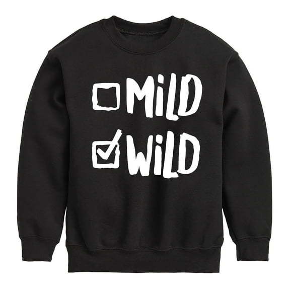 Instant Message - Mild Wild 2 - Toddler & Youth Crewneck Fleece Sweatshirt