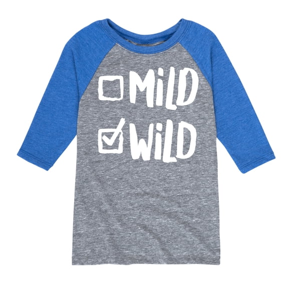 Instant Message - Mild Wild 2 - Toddler & Youth Raglan Graphic T-Shirt