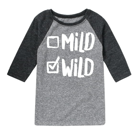 Instant Message - Mild Wild 2 - Toddler & Youth Raglan Graphic T-Shirt