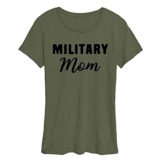 Instant Message - Military Mom - Women's Short Sleeve Graphic T-Shirt