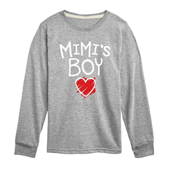 Instant Message - Mimis Boy - Toddler And Youth Long Sleeve Graphic T-Shirt