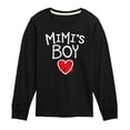 thumbnail image 1 of Instant Message - Mimis Boy - Toddler And Youth Long Sleeve Graphic T-Shirt, 1 of 5