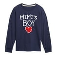 thumbnail image 1 of Instant Message - Mimis Boy - Toddler And Youth Long Sleeve Graphic T-Shirt, 1 of 5
