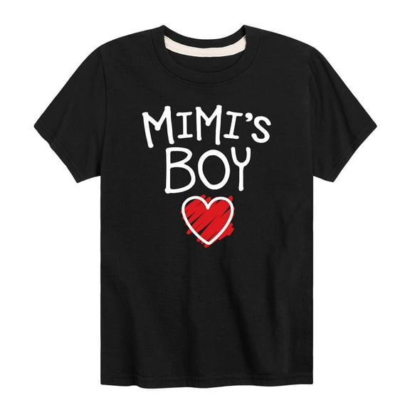 Instant Message - Mimis Boy - Toddler And Youth Short Sleeve Graphic T-Shirt