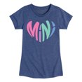 thumbnail image 1 of Instant Message - Mini Heart - Toddler & Youth Girls Short Sleeve Graphic T-Shirt, 1 of 6