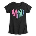 thumbnail image 1 of Instant Message - Mini Heart - Toddler & Youth Girls Short Sleeve Graphic T-Shirt, 1 of 6