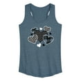 thumbnail image 1 of Instant Message - Mixed Patterned Hearts - Women's Racerback Tank Top, 1 of 6