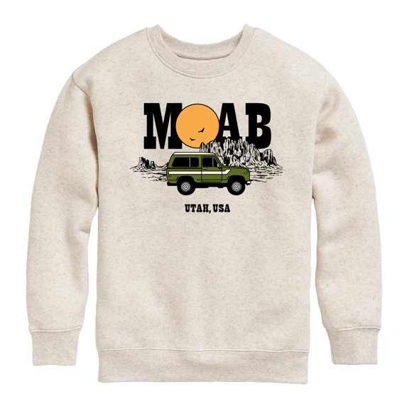 Instant Message - Moab, Utah - Toddler & Youth Crewneck Fleece Sweatshirt