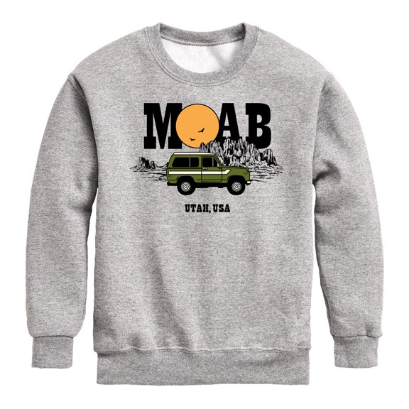 Instant Message - Moab, Utah - Toddler & Youth Crewneck Fleece Sweatshirt
