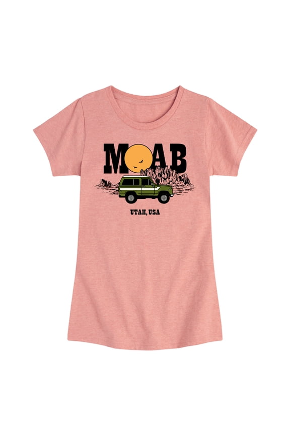 - Moab, Utah Fitted Short Sleeve Graphic T-Shirt