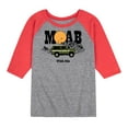 thumbnail image 1 of Instant Message - Moab, Utah - Toddler & Youth Raglan Graphic T-Shirt, 1 of 7