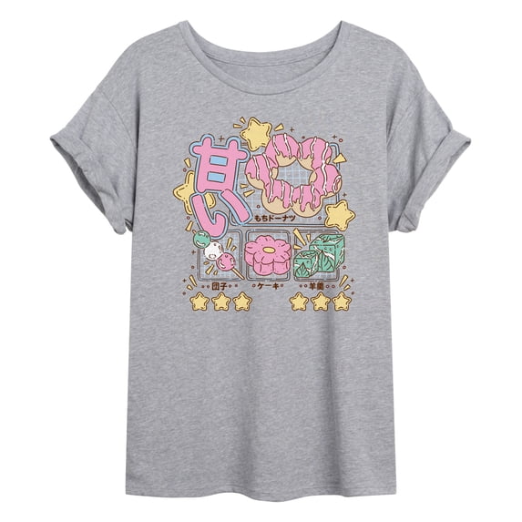 Instant Message - Mochi Donut Oversized Graphic T-Shirt