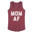 thumbnail image 1 of Instant Message - Mom AF Women's Graphic Racerback Tank, 1 of 5