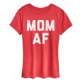 thumbnail image 1 of Instant Message - Mom AF Short Sleeve Graphic T-Shirt, 1 of 5