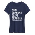 thumbnail image 1 of Instant Message - Mom Grandma Great Grandma - Women's Short Sleeve Graphic T-Shirt, 1 of 5