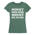 thumbnail image 1 of Instant Message - Mom Repeat - Women's Short Sleeve Graphic T-Shirt, 1 of 5
