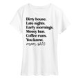 thumbnail image 1 of Instant Message - Mom Sh-t - Women's Short Sleeve Graphic T-Shirt, 1 of 6