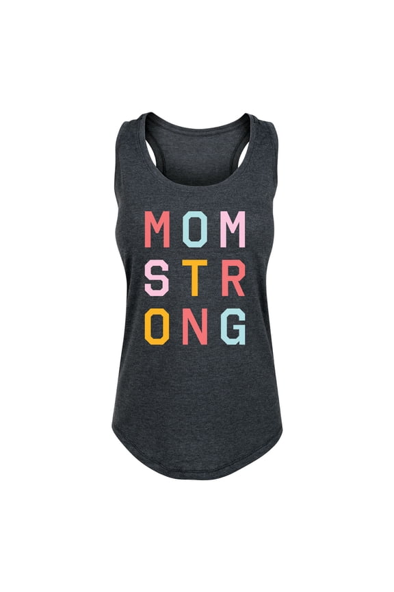 - Mom Strong - Women's Racerback Tank