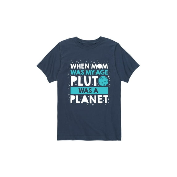 Instant Message - Mom Was My Age Pluto - Toddler Short Sleeve Tee