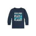 thumbnail image 1 of Instant Message - Mom Was My Age Pluto - Youth Long Sleeve Tee, 1 of 5