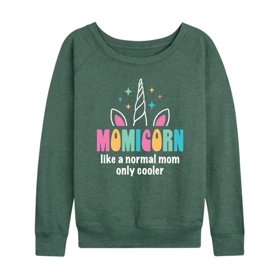 Instant Message - Momicorn - Women's Lightweight French Terry Long Sleeve Shirt
