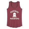 thumbnail image 1 of Instant Message - Monday Mourning - Women's Racerback Tank Top, 1 of 6