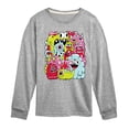 thumbnail image 1 of Instant Message - Monster Doodle - Toddler & Youth Long Sleeve Graphic T-Shirt, 1 of 6