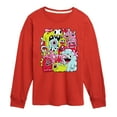 thumbnail image 1 of Instant Message - Monster Doodle - Toddler & Youth Long Sleeve Graphic T-Shirt, 1 of 6
