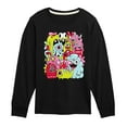 thumbnail image 1 of Instant Message - Monster Doodle - Toddler & Youth Long Sleeve Graphic T-Shirt, 1 of 6