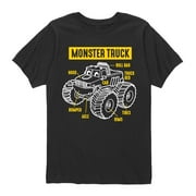 Instant Message - Monster Truck Parts Short Sleeve Graphic T-Shirt
