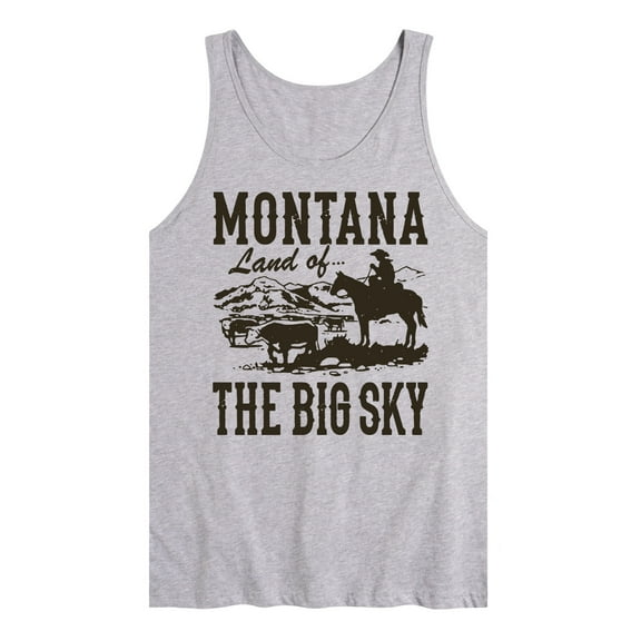 Instant Message - Montana Land Of Big Sky - Men's Jersey Tank Top