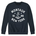 thumbnail image 1 of Instant Message - Montauk New York - Men's Crew Neck Fleece Pullover, 1 of 6