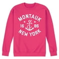 thumbnail image 1 of Instant Message - Montauk New York - Men's Crew Neck Fleece Pullover, 1 of 5