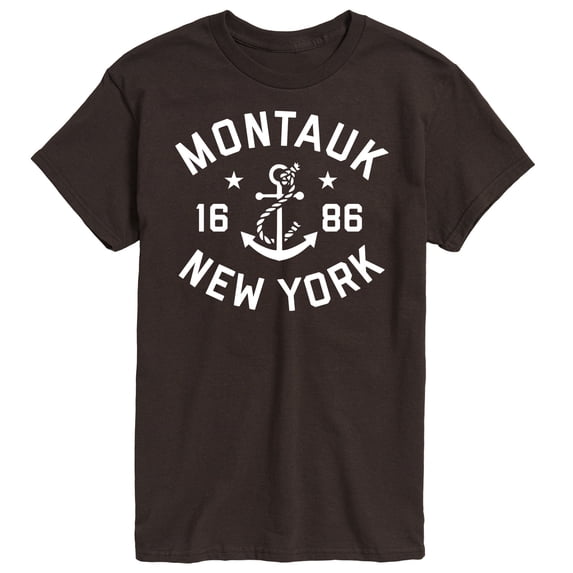 Instant Message - Montauk New York - Men's Short Sleeve Graphic T-Shirt
