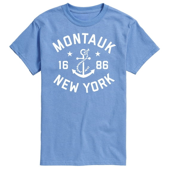 Instant Message - Montauk New York - Men's Short Sleeve Graphic T-Shirt