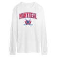 thumbnail image 1 of Instant Message - Montreal Hockey - Men's Long Sleeve Graphic T-Shirt, 1 of 4